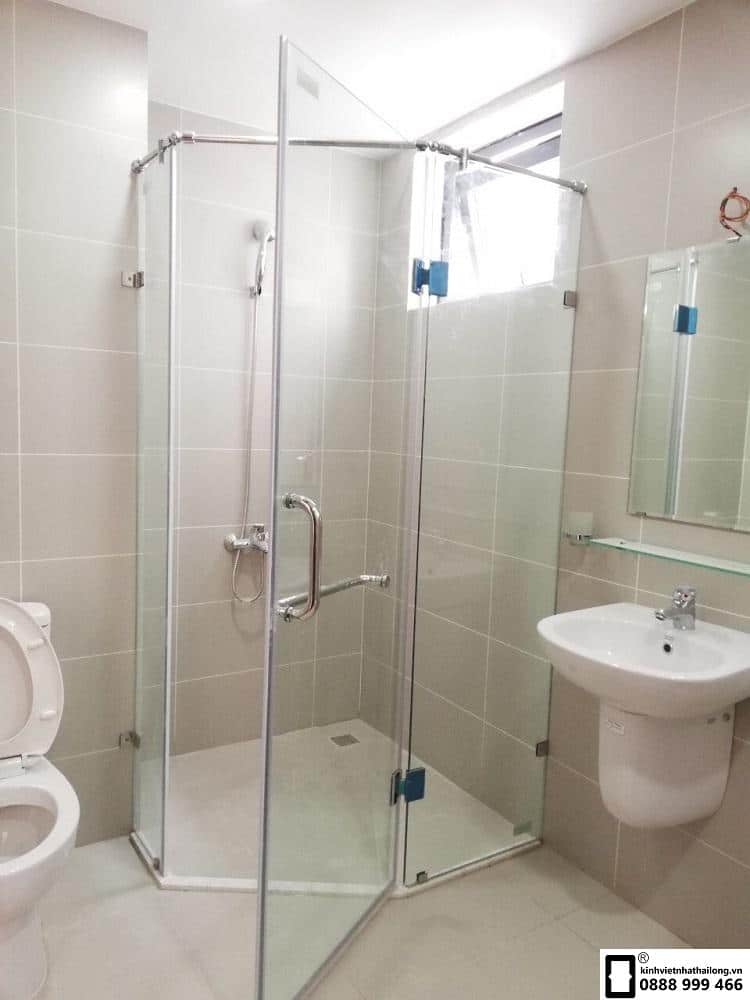 Cabin phòng tắm kính vát góc 135 độ mẫu 3
