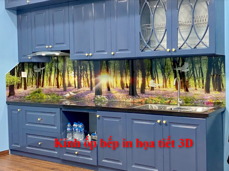 Báo giá kính bếp, Kính Ốp Bếp 3D, kính sơn màu giá RẺ nhất 2