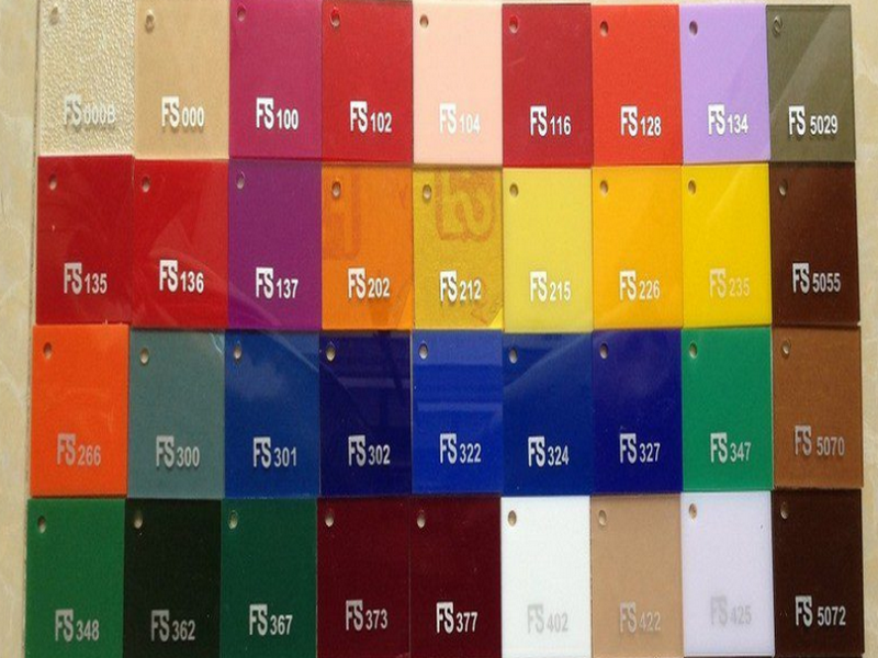 vách ngăn nhựa co màu sắc đa dạng hấp dẫn